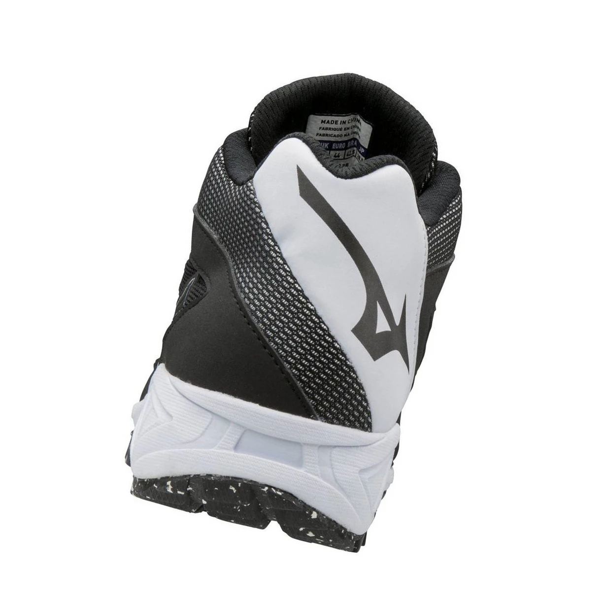 Black/White Mizuno Dominant All Surface Mid Turf Men's Baseball Shoes | 731-ZNAVOQ