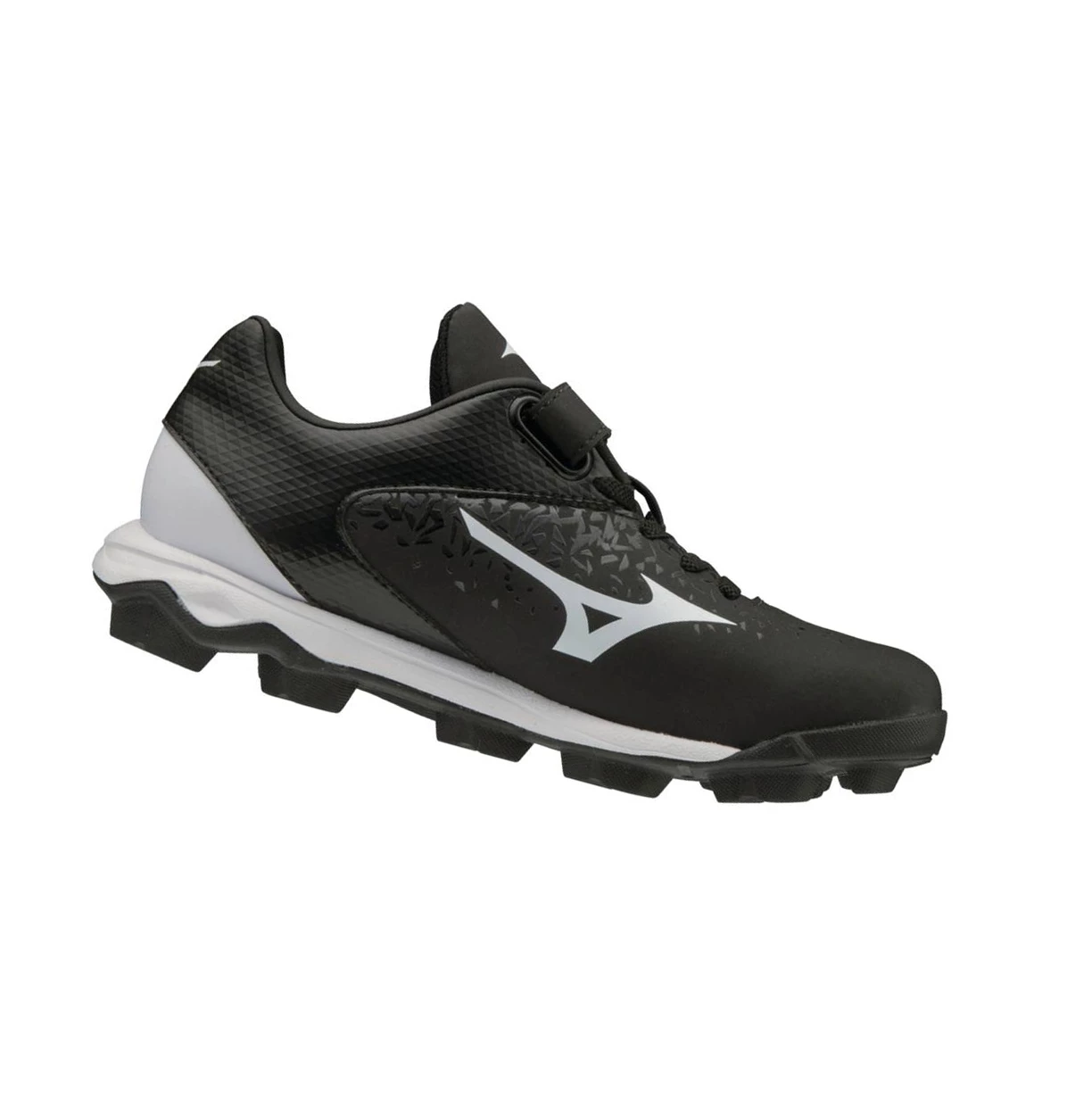 Black/White Mizuno Finch Select Nine Molded Women's Softball Cleats | 769-YQCANZ