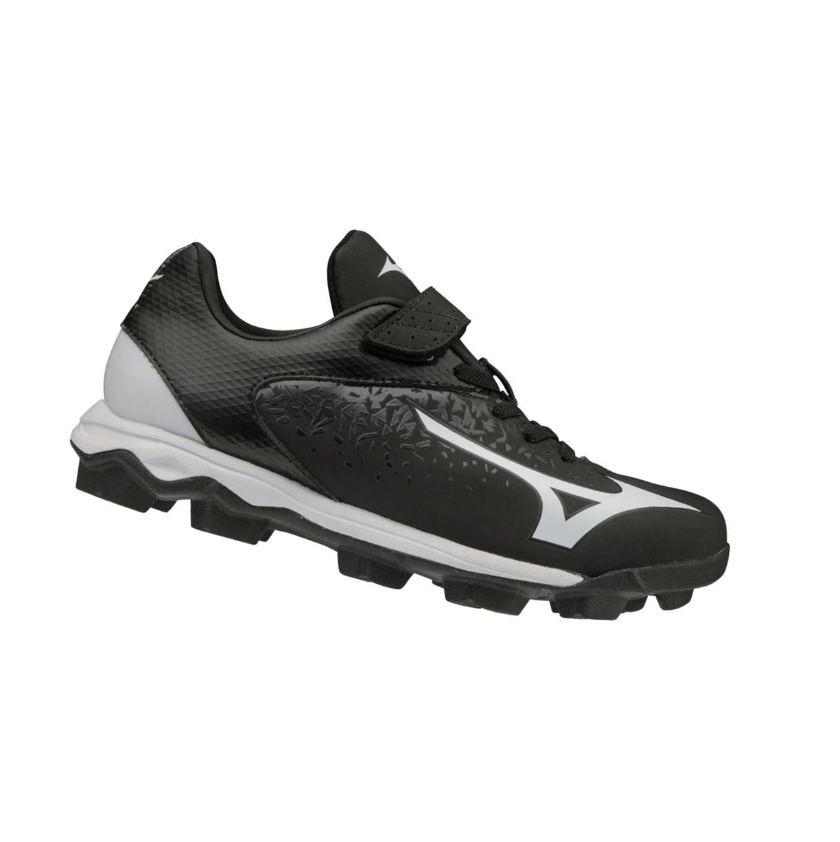 Black/White Mizuno Finch Select Nine Molded Women's Softball Cleats | 769-YQCANZ