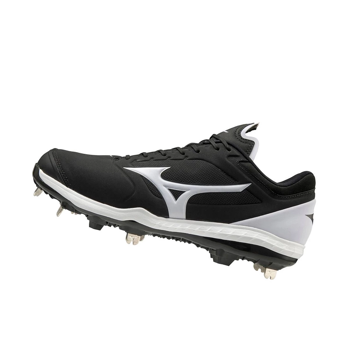 Black/White Mizuno Sweep 5 Low Metal Women\'s Softball Cleats | 327-NFAKYQ