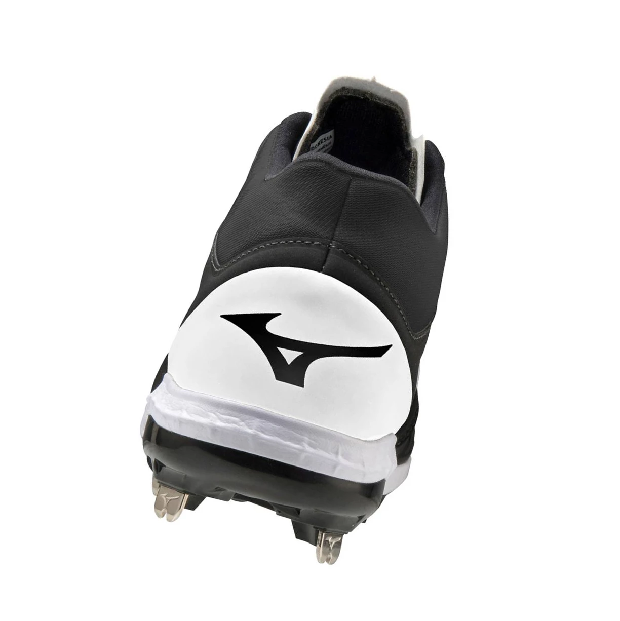 Black/White Mizuno Sweep 5 Mid Metal Women's Softball Cleats | 594-LOEARN