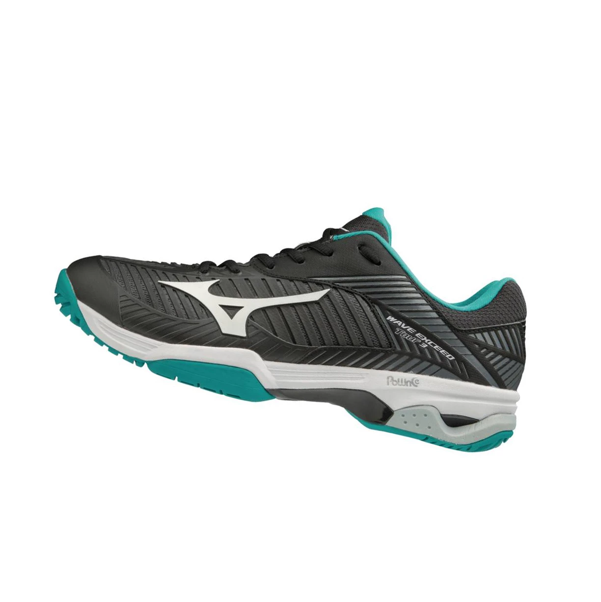 Black/White Mizuno Wave Exceed Tour 3 Ac Men\'s Tennis Shoes | 192-YQECJA