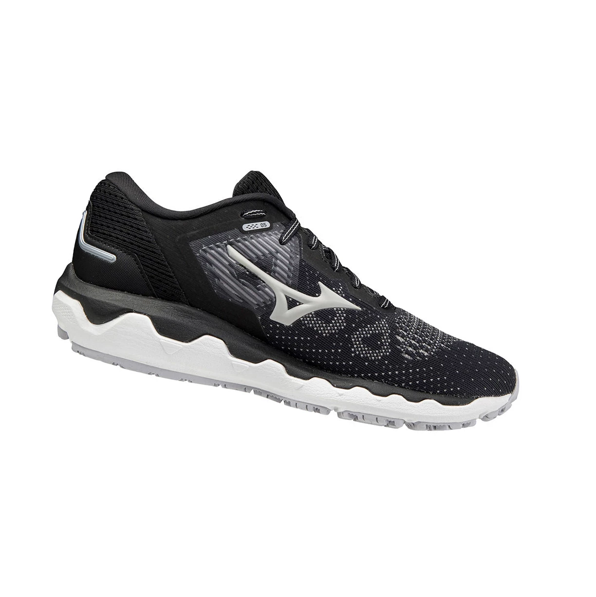 Black/ White Mizuno Wave Horizon 5 Women's Running Shoes | 497-UIGEZO