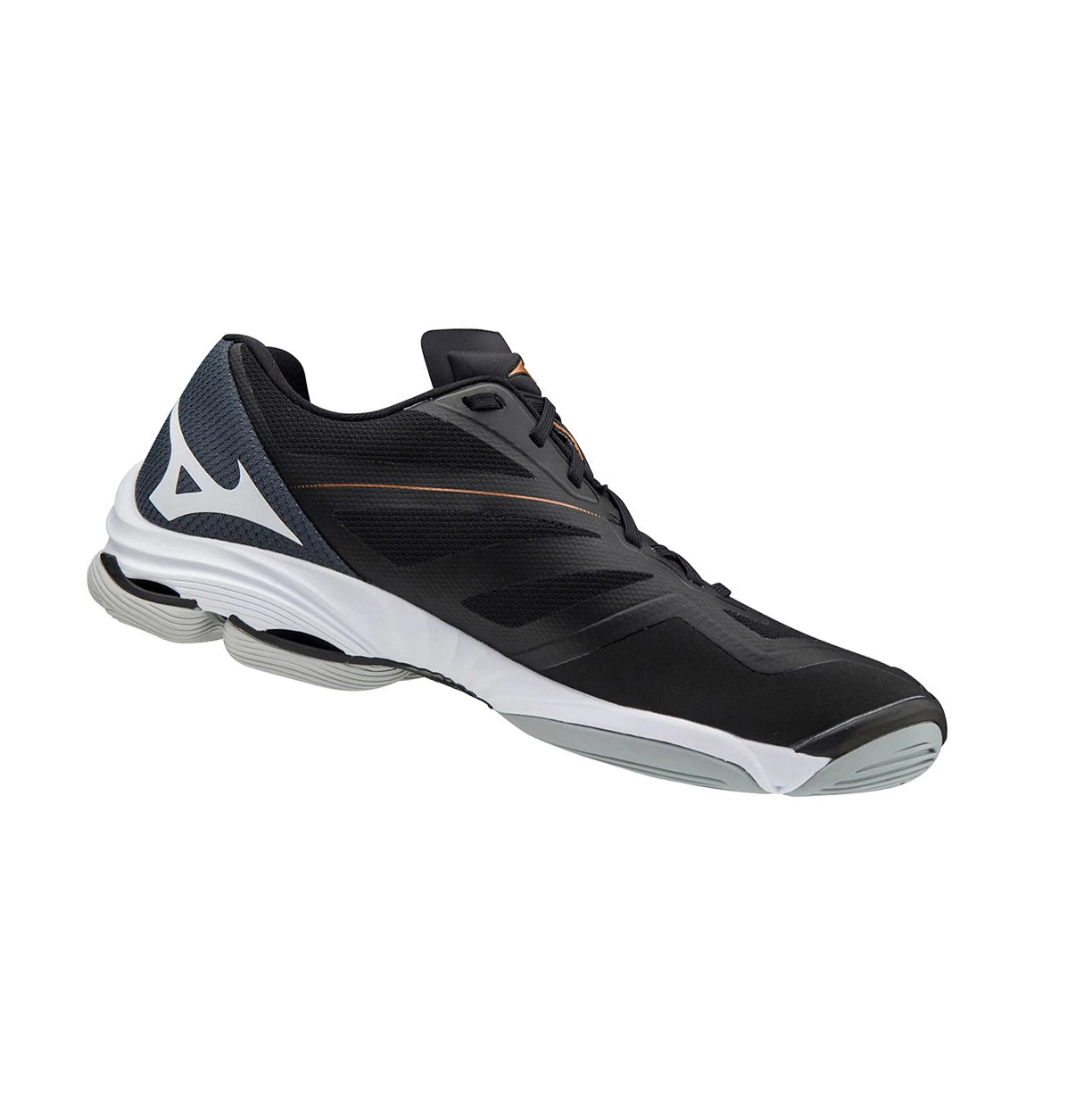 Black/White Mizuno Wave Lightning Z6 Men's Volleyball Shoes | 391-OKUTRD