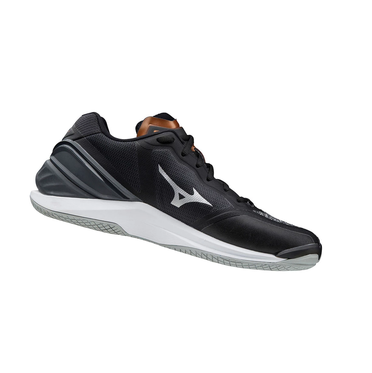 Black/White Mizuno Wave Stealth Neo Men's Handball Shoes | 589-ALFIWY