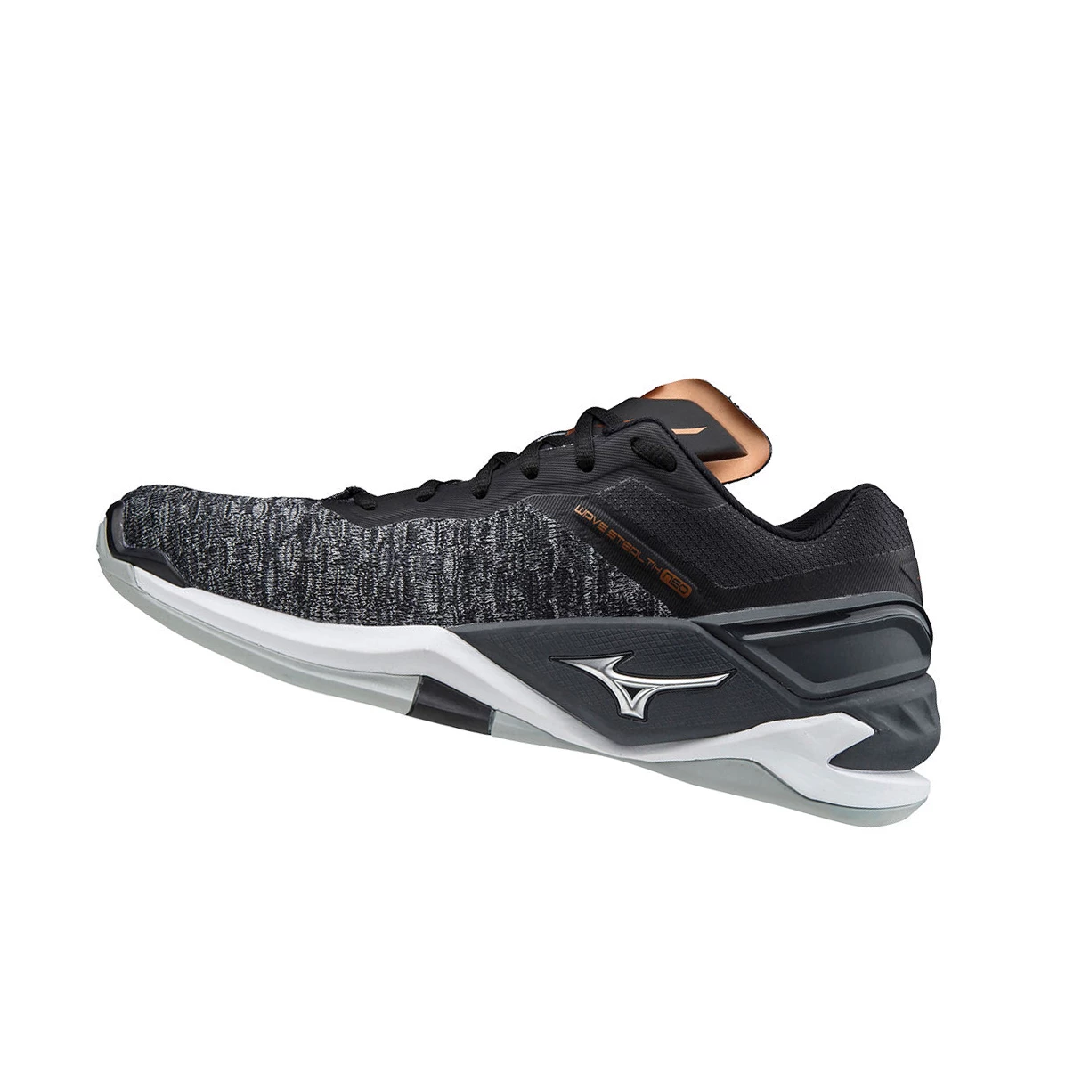 Black/White Mizuno Wave Stealth Neo Men\'s Handball Shoes | 589-ALFIWY