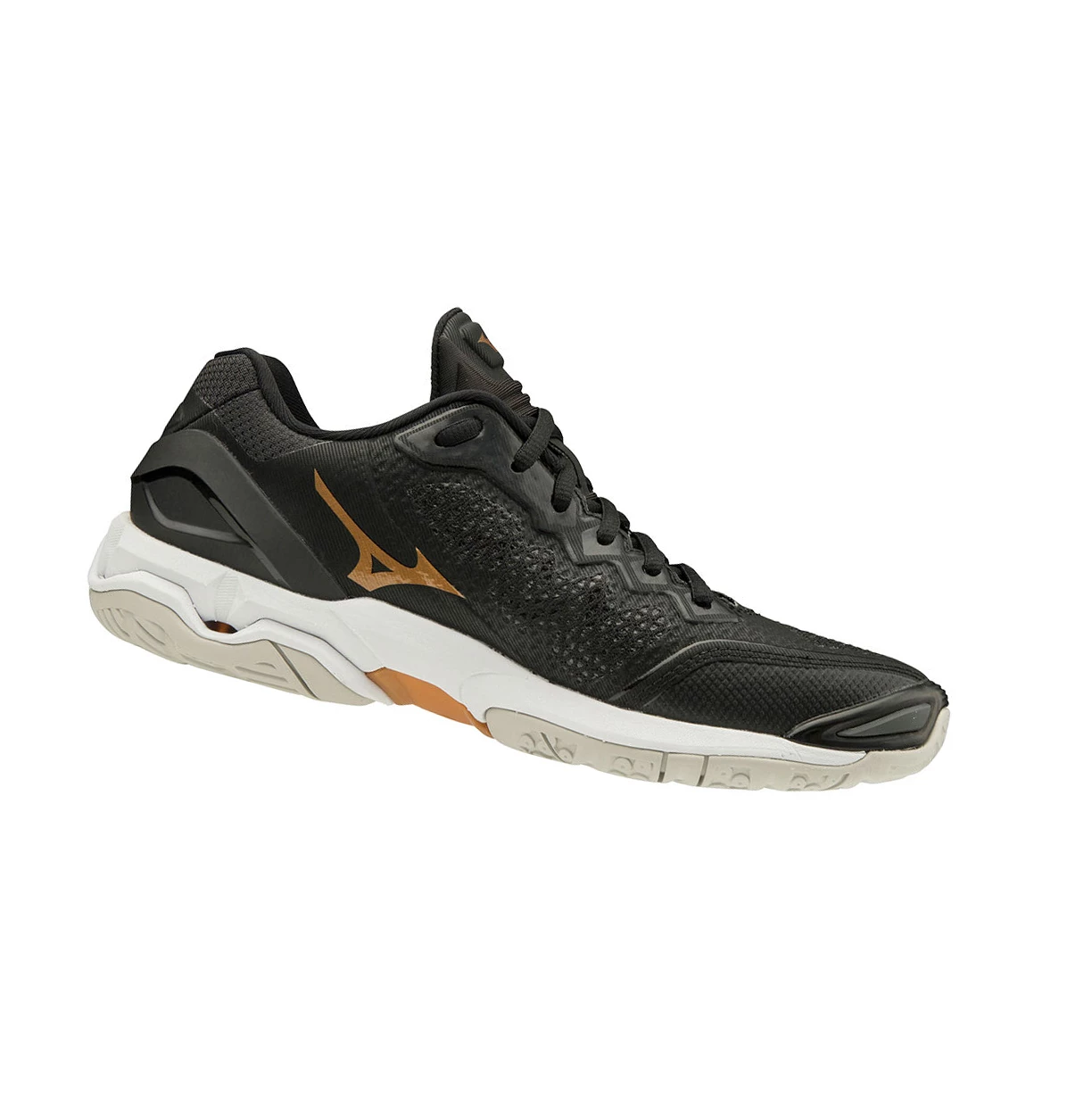 Black/White Mizuno Wave Stealth V Nb Women's Netball Shoes | 315-DRCXMJ