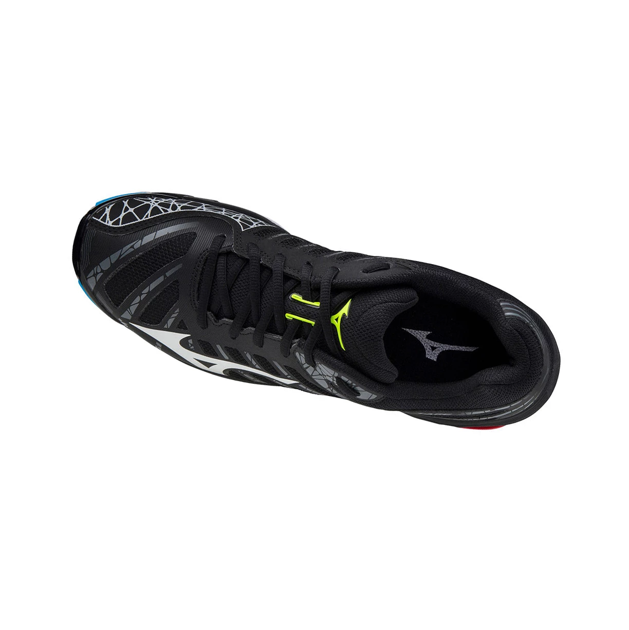 Black/White Mizuno Wave Voltage Men's Volleyball Shoes | 526-IDGTJV