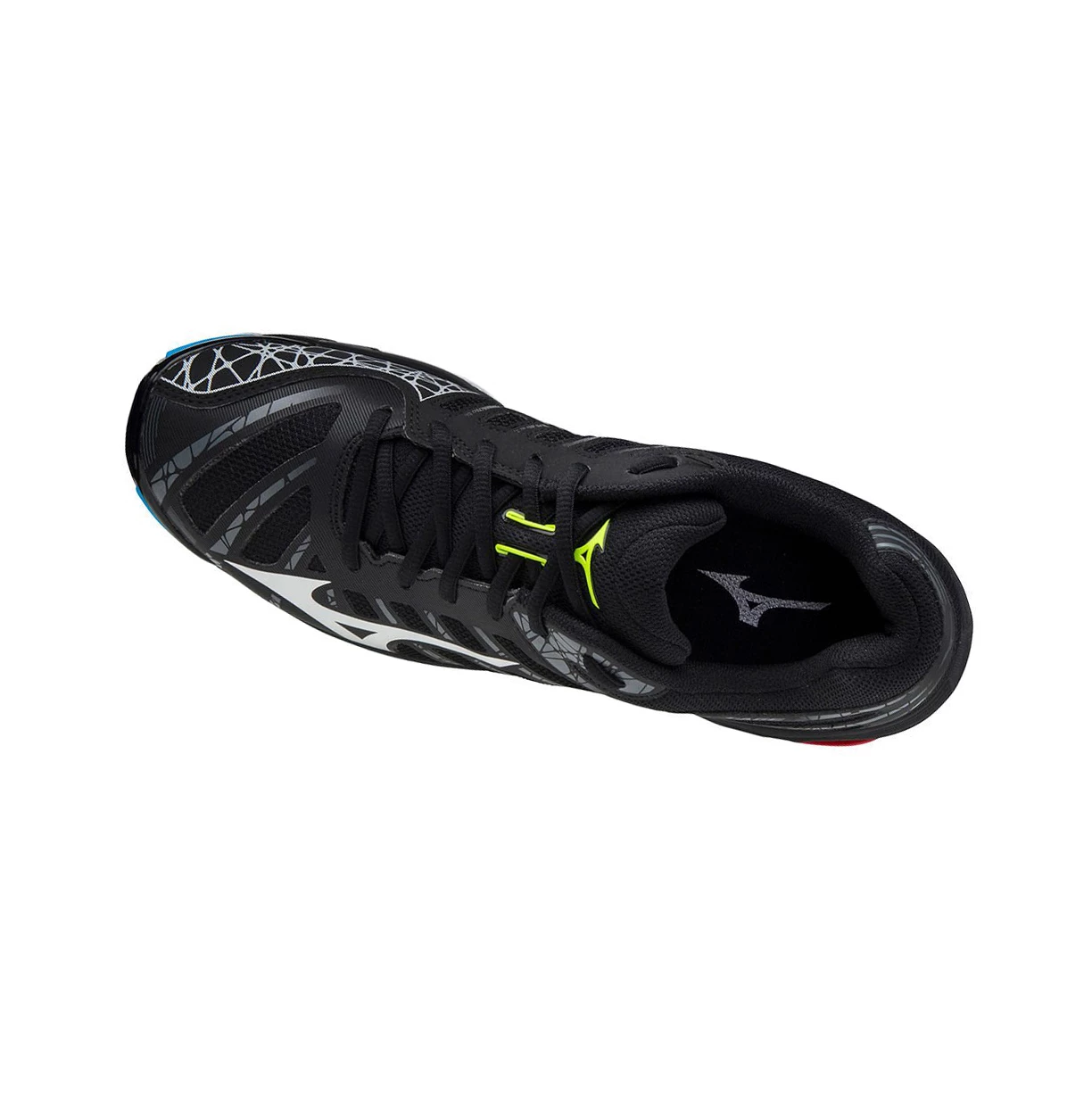 Black/White Mizuno Wave Voltage Women's Volleyball Shoes | 238-OICWHT