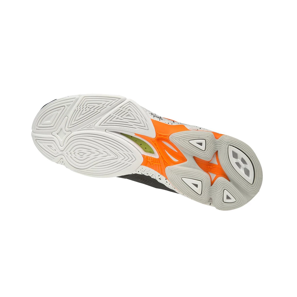 Black/White/Orange Mizuno Wave Lightning Z6 Mid Women's Volleyball Shoes | 749-LPCDMU