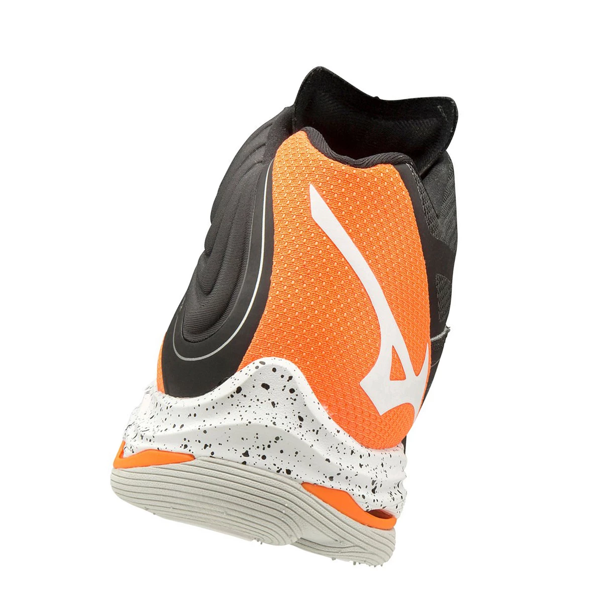 Black/White/Orange Mizuno Wave Lightning Z6 Mid Women's Volleyball Shoes | 749-LPCDMU