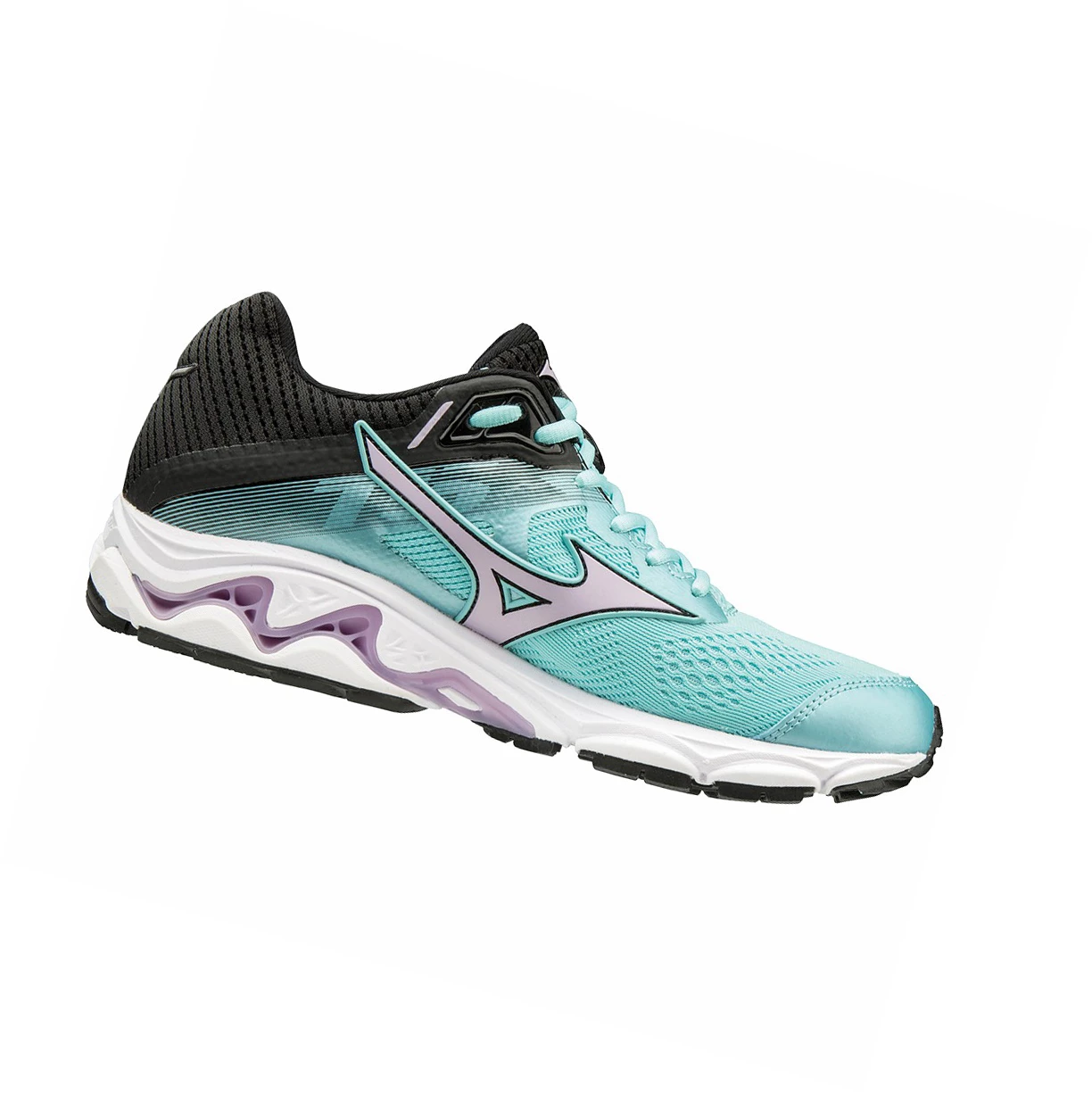 Blue/ Black Mizuno Wave Inspire 15 Women's Running Shoes | 947-EZICHB