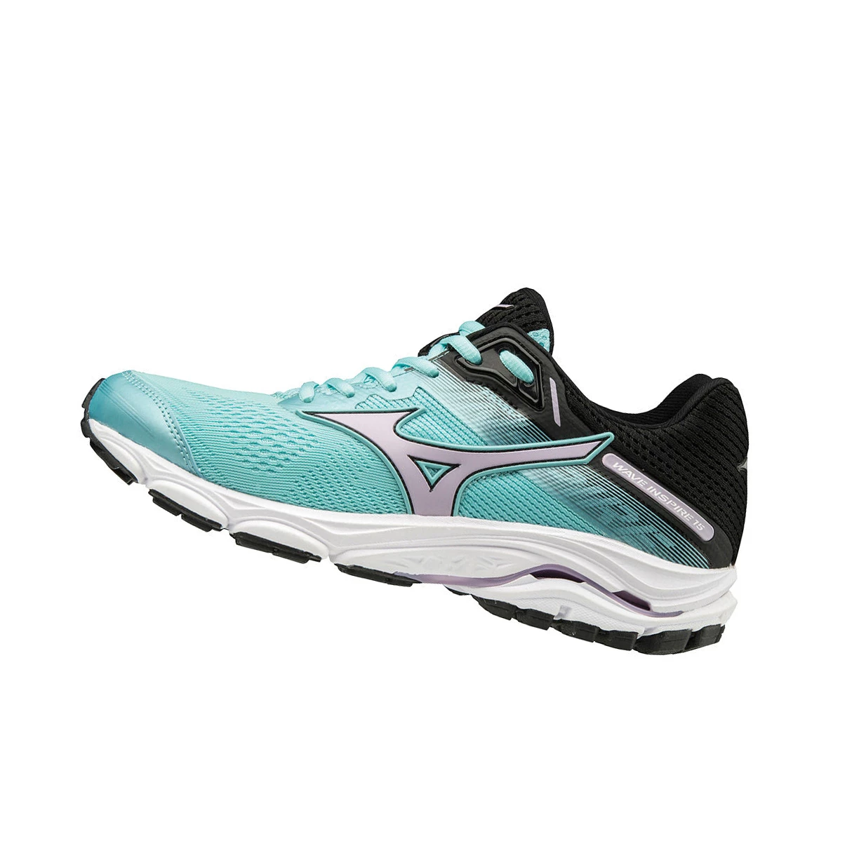 Blue/ Black Mizuno Wave Inspire 15 Women\'s Running Shoes | 947-EZICHB