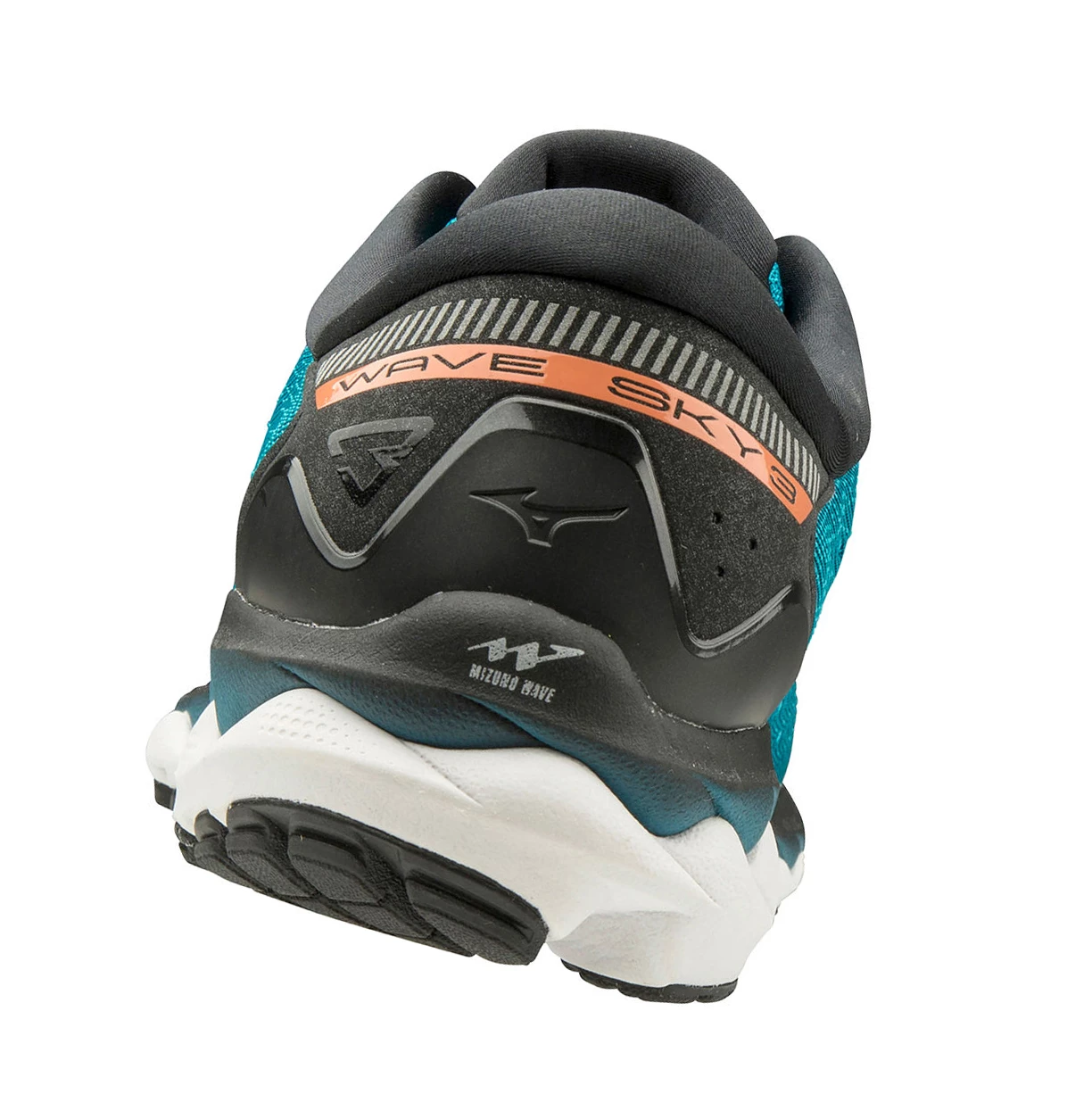 Blue/Black Mizuno Wave Sky 3 Men's Running Shoes | 473-OCMUQH