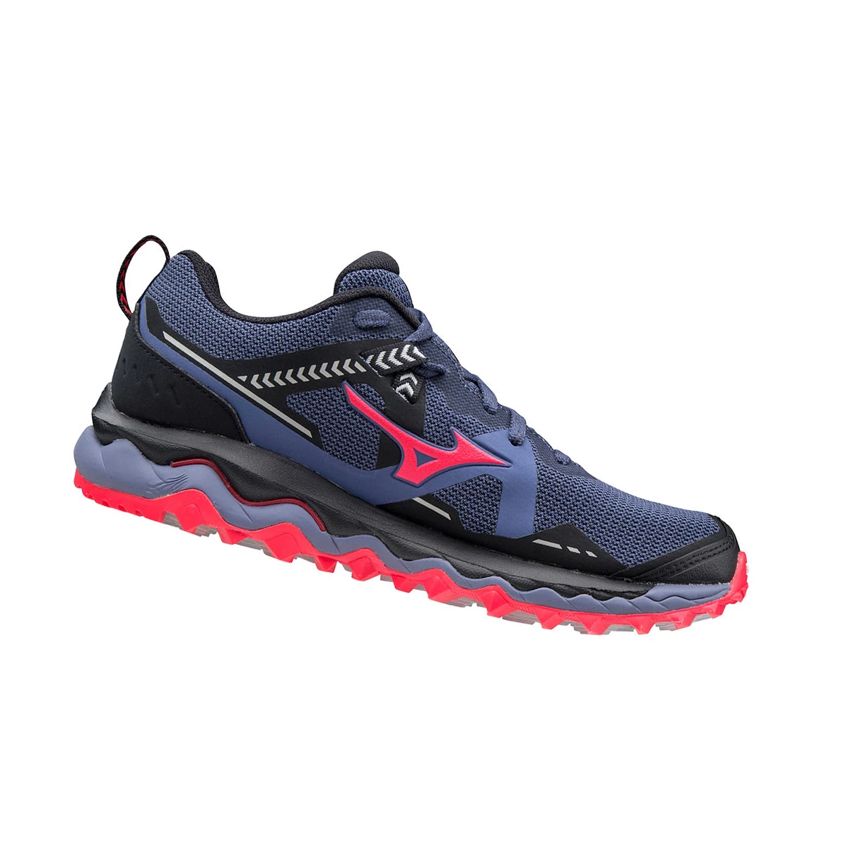 Blue/Black/Pink Mizuno Wave Mujin 7 Women's Trail Running Shoes | 815-BRFPOY