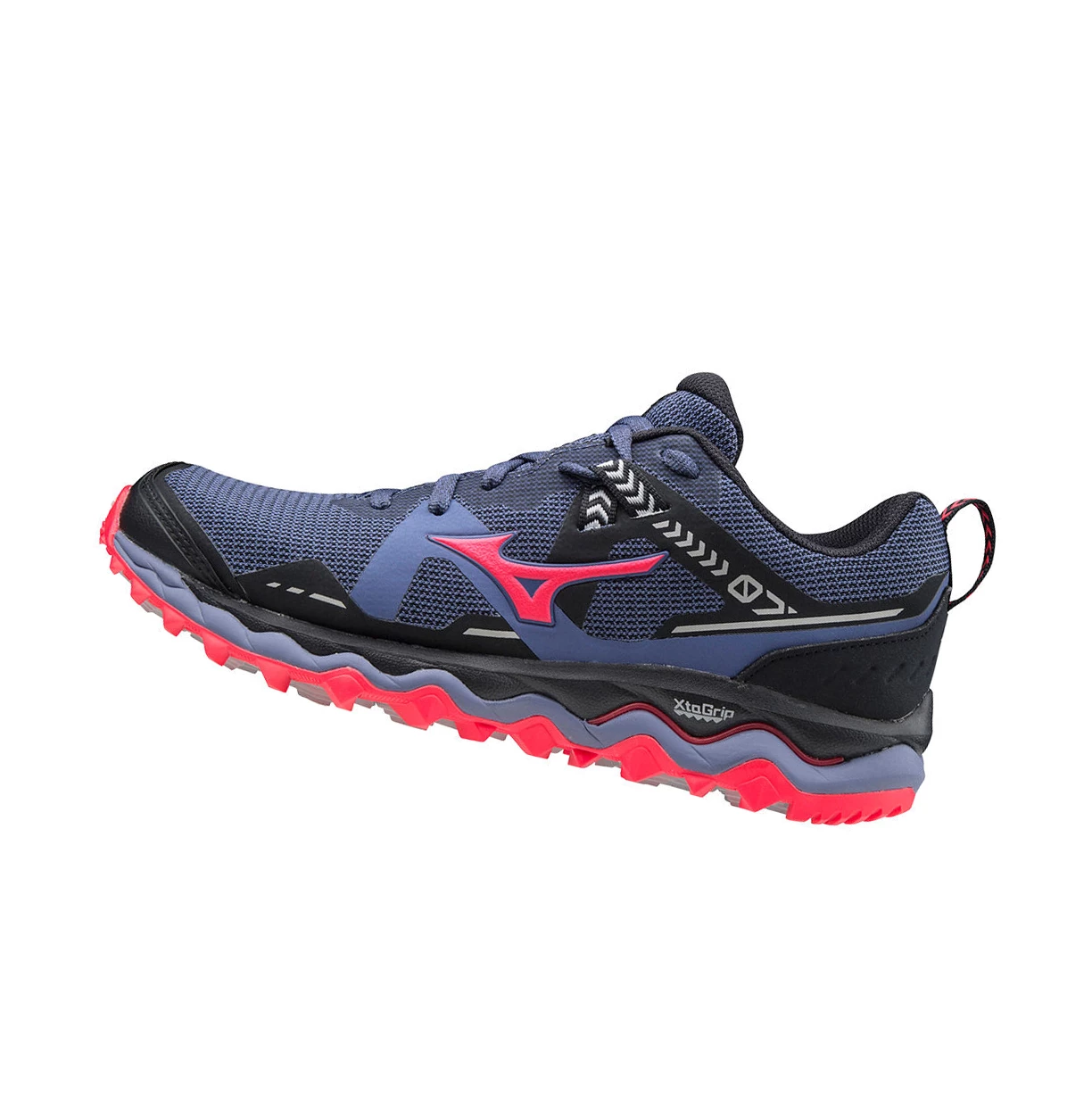 Blue/Black/Pink Mizuno Wave Mujin 7 Women\'s Trail Running Shoes | 815-BRFPOY