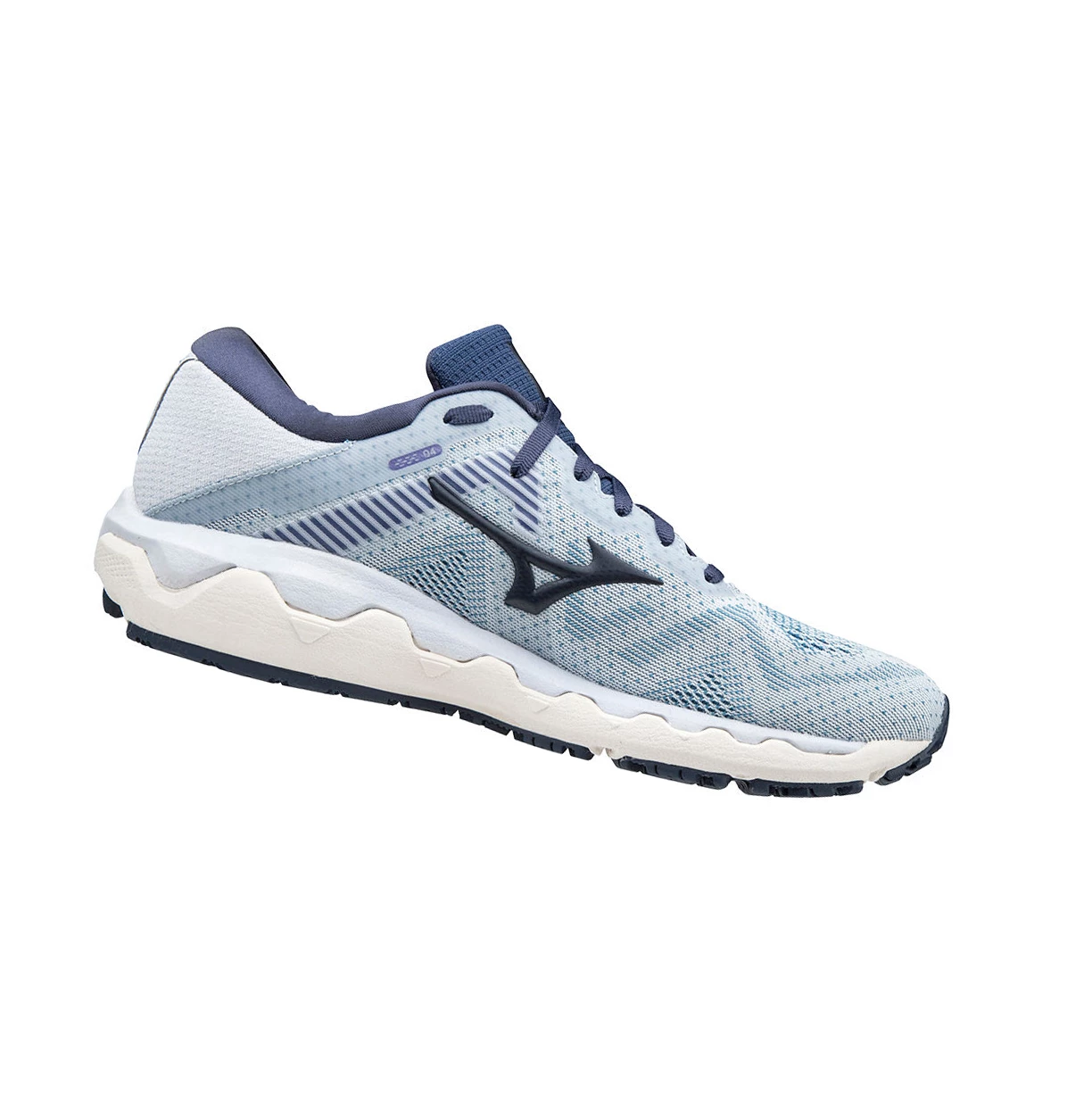 Blue/Indigo Mizuno Wave Horizon 4 Women's Running Shoes | 184-DZQXIB