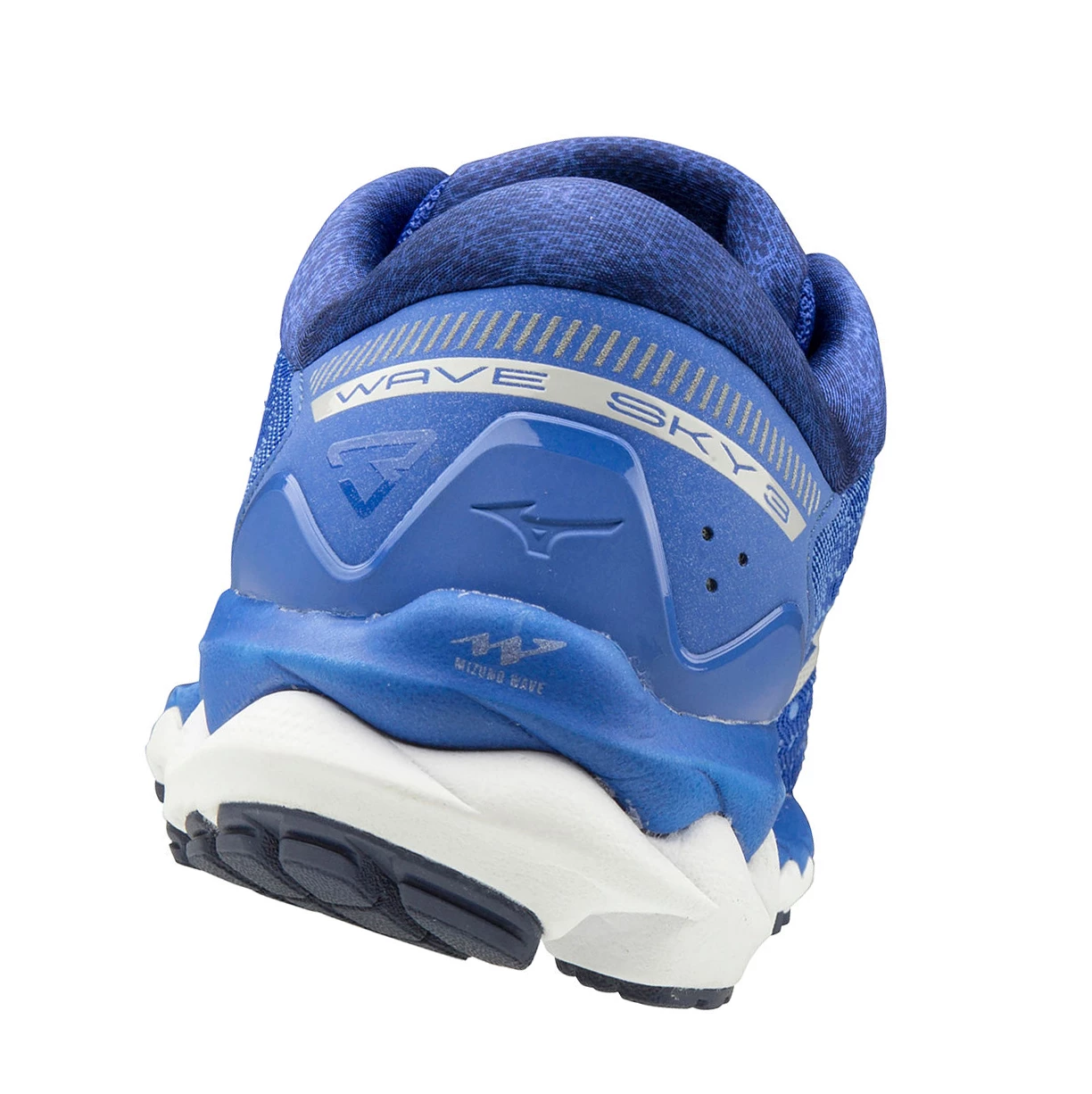 Blue Mizuno Wave Sky 3 Women's Running Shoes | 214-AWJQXV