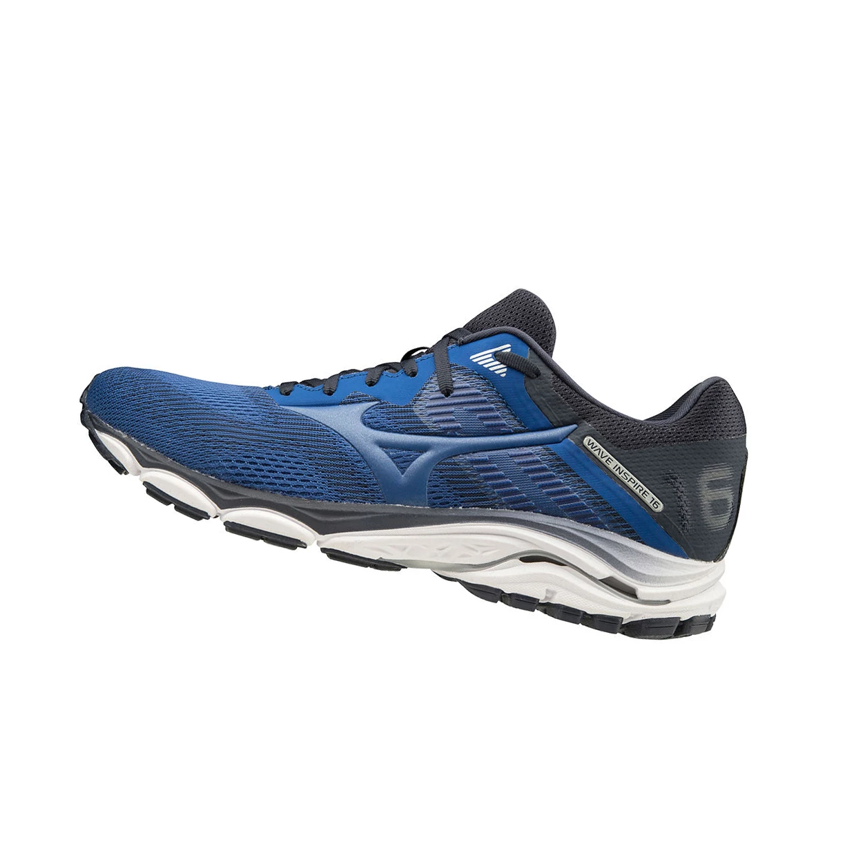 Blue/Navy Mizuno Wave Inspire 16 Men\'s Running Shoes | 362-TAKOQU