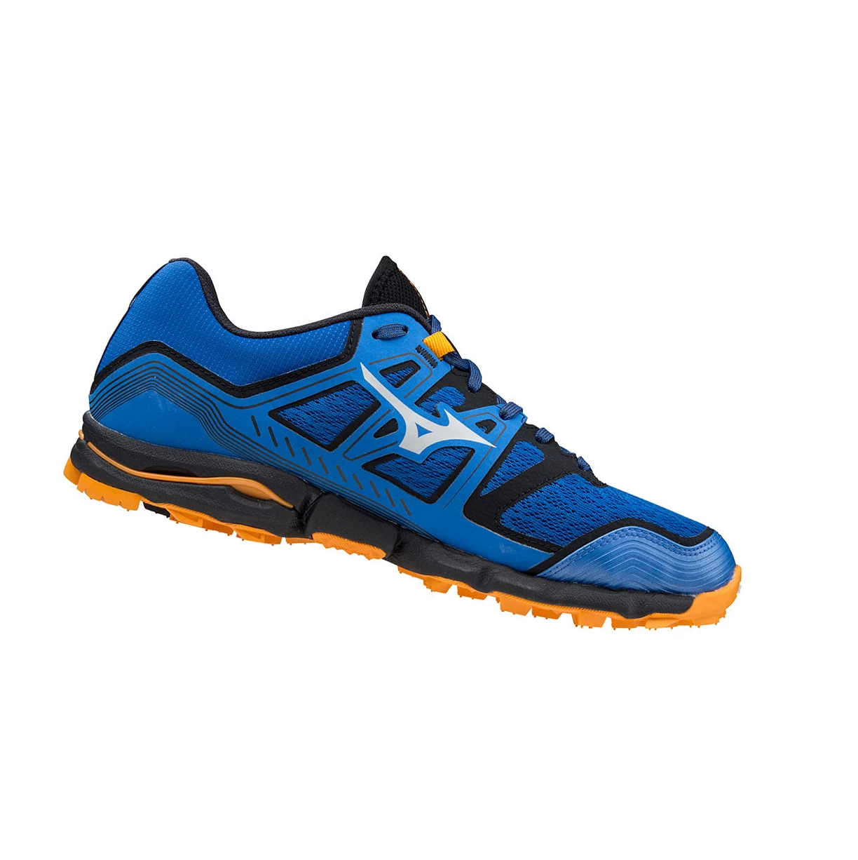 Blue/Orange Mizuno Wave Hayate 6 Men's Trail Running Shoes | 167-ZBOVRI