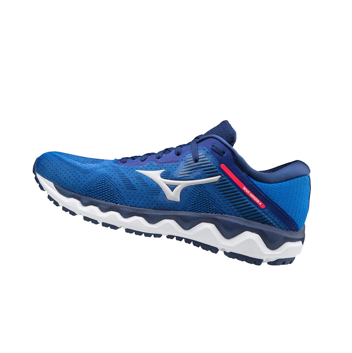 Blue/ Pink Mizuno Wave Horizon 4 Men\'s Running Shoes | 569-JTGOPW