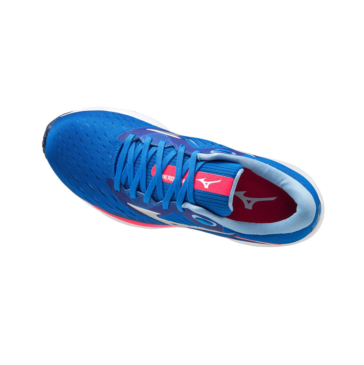 Blue/ Pink Mizuno Wave Rider 24 Women's Running Shoes | 298-LERCPS