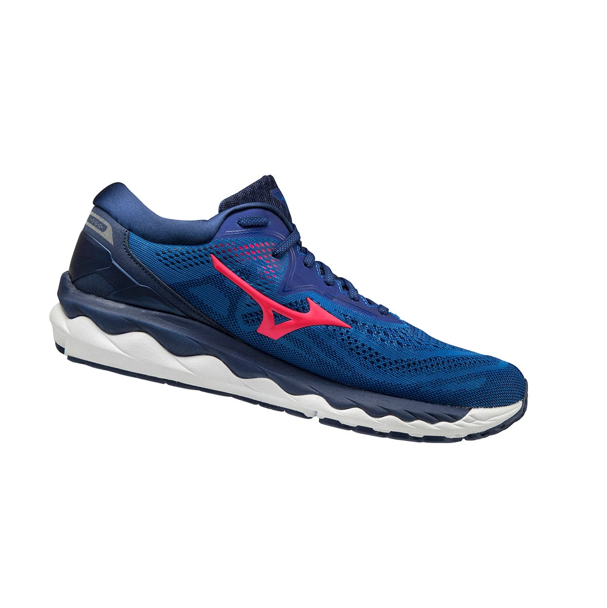 Blue/Pink Mizuno Wave Sky 4 Men's Running Shoes | 568-JYEGTN