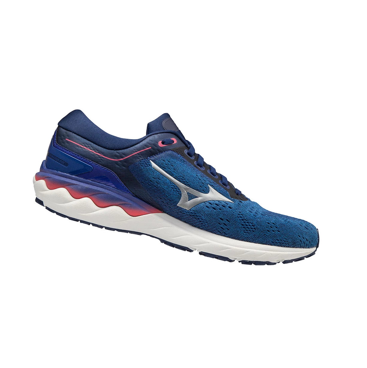 Blue/Pink Mizuno Wave Skyrise Men's Running Shoes | 416-RQTKYX