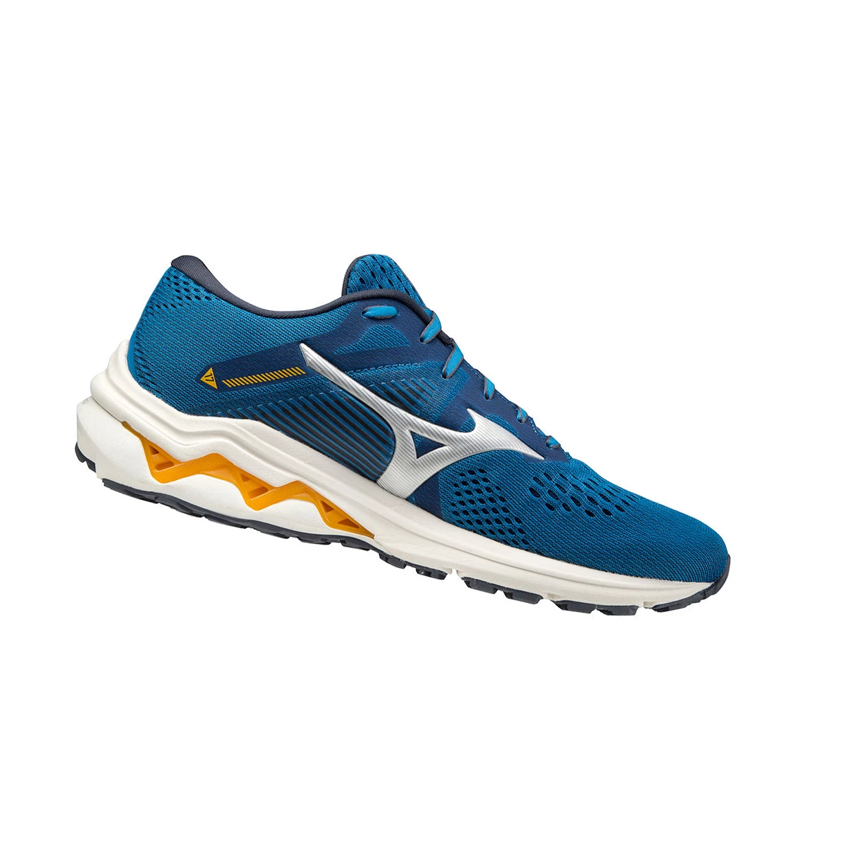 Blue/Silver Mizuno Wave Inspire 17 Men's Running Shoes | 274-LRZGVI