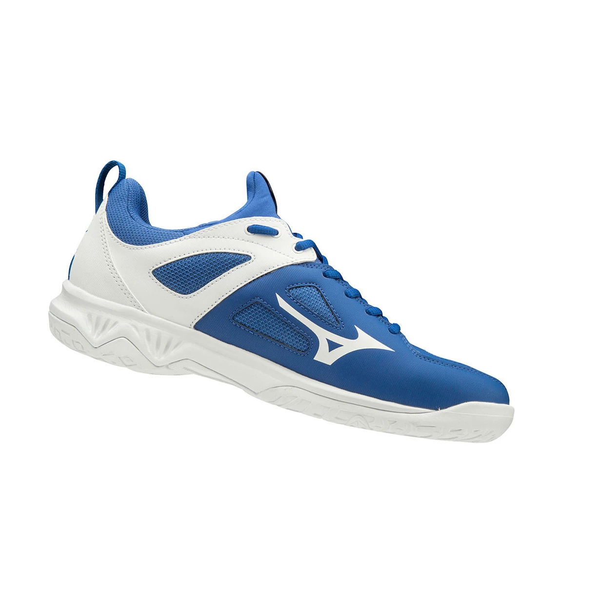 Blue/White/Blue Mizuno Ghost Shadow Men's Handball Shoes | 132-XZTELR