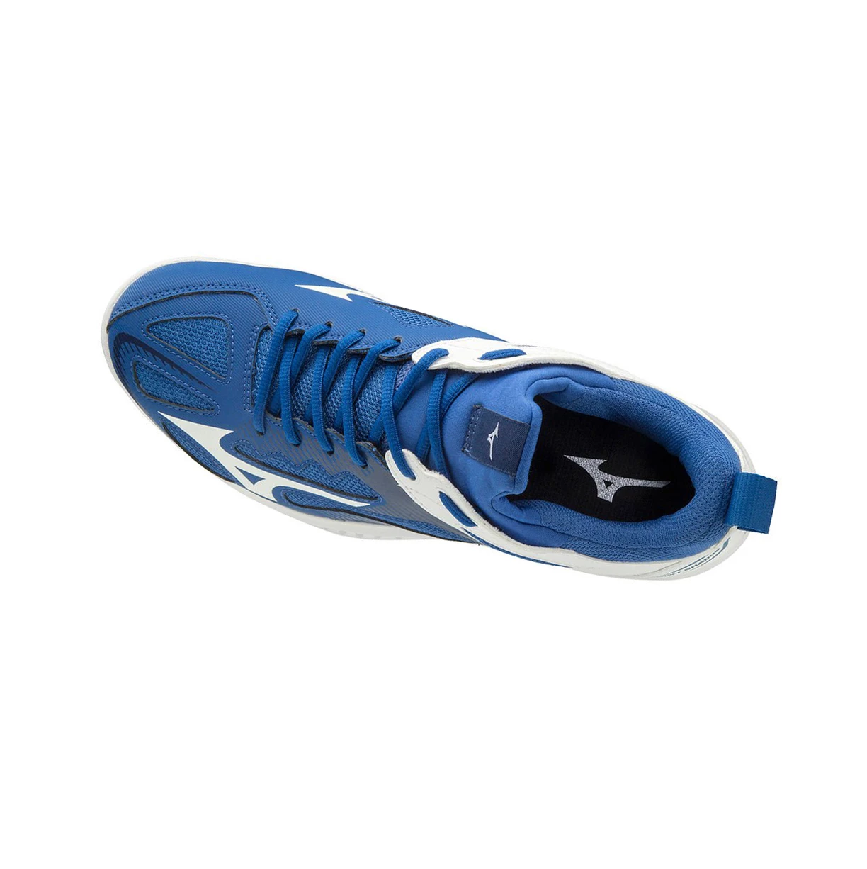 Blue/White/Blue Mizuno Ghost Shadow Women's Handball Shoes | 981-SNADWY