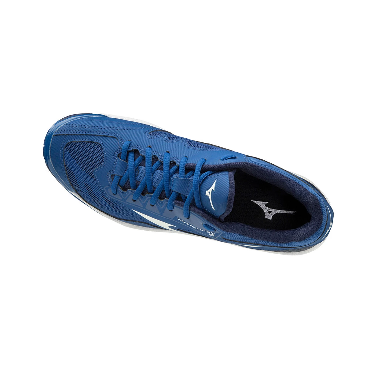 Blue/White/Blue Mizuno Wave Phantom 2 Men's Handball Shoes | 107-YJKUGI