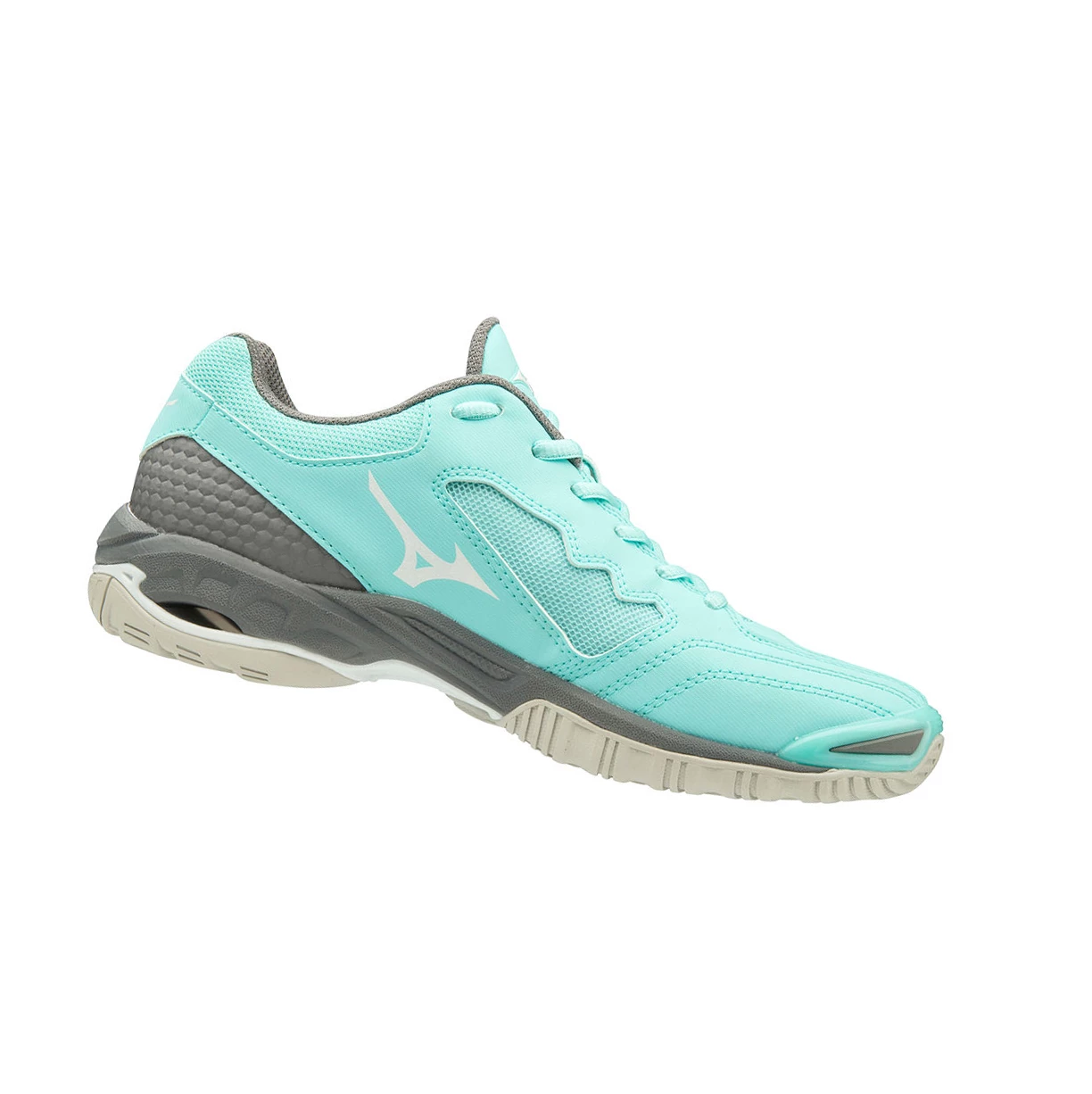 Blue/White/Grey Mizuno Wave Phantom 2 Nb Women's Netball Shoes | 257-RLQZCM