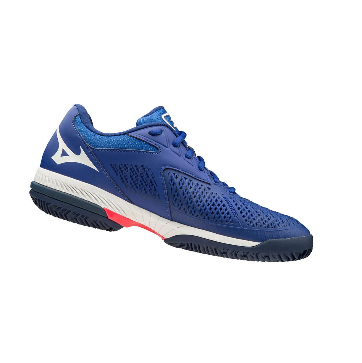 Blue/White/Pink Mizuno Wave Exceed Tour 4 Cc Men's Tennis Shoes | 096-LWCIVY