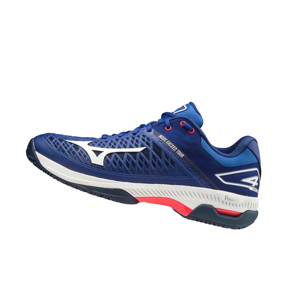 Blue/White/Pink Mizuno Wave Exceed Tour 4 Cc Men\'s Tennis Shoes | 096-LWCIVY