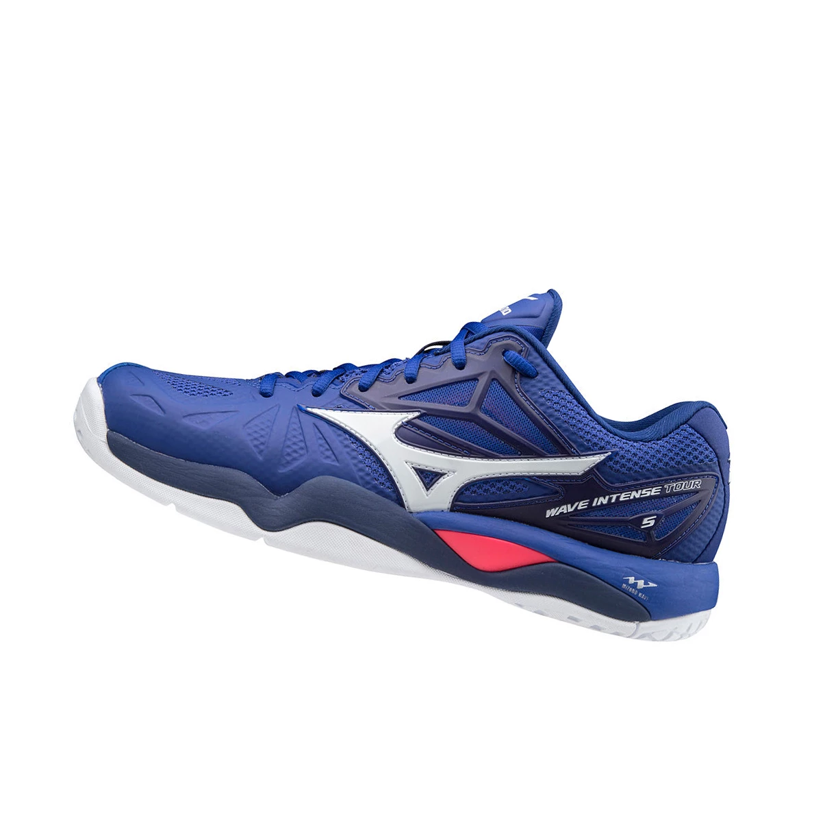 Blue/White/Pink Mizuno Wave Intense Tour 5 Ac Men\'s Tennis Shoes | 183-OPWGZE