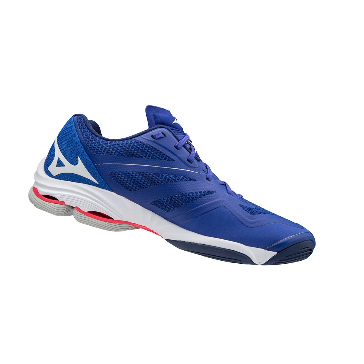 Blue/White/Pink Mizuno Wave Lightning Z6 Men's Volleyball Shoes | 587-YKDILV