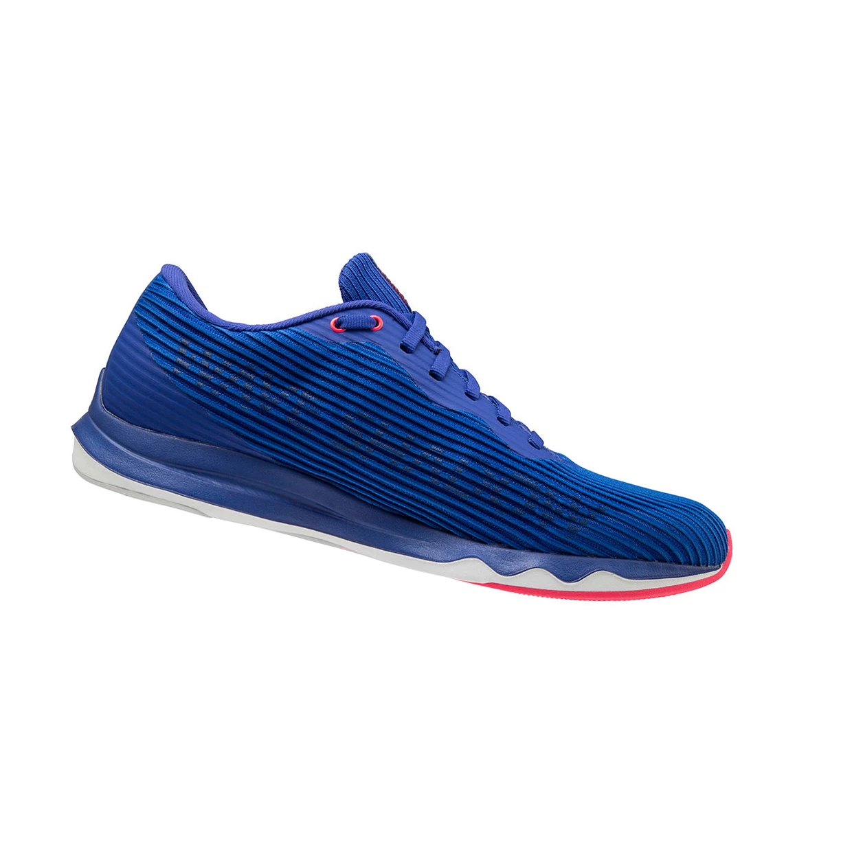 Blue/White/Pink Mizuno Wave Shadow 4 Men's Running Shoes | 273-VTYAXE