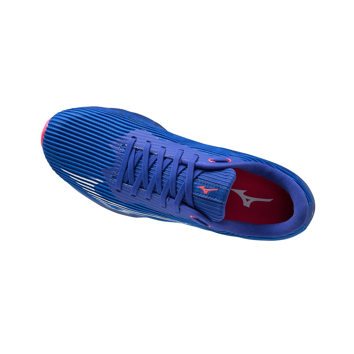 Blue/White/Pink Mizuno Wave Shadow 4 Men's Running Shoes | 273-VTYAXE