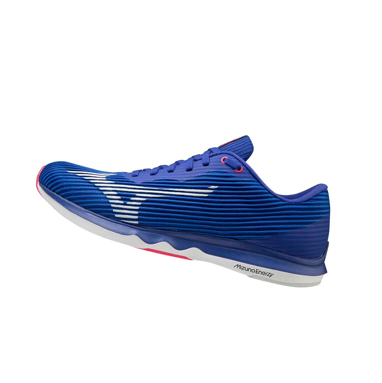 Blue/White/Pink Mizuno Wave Shadow 4 Men\'s Running Shoes | 273-VTYAXE