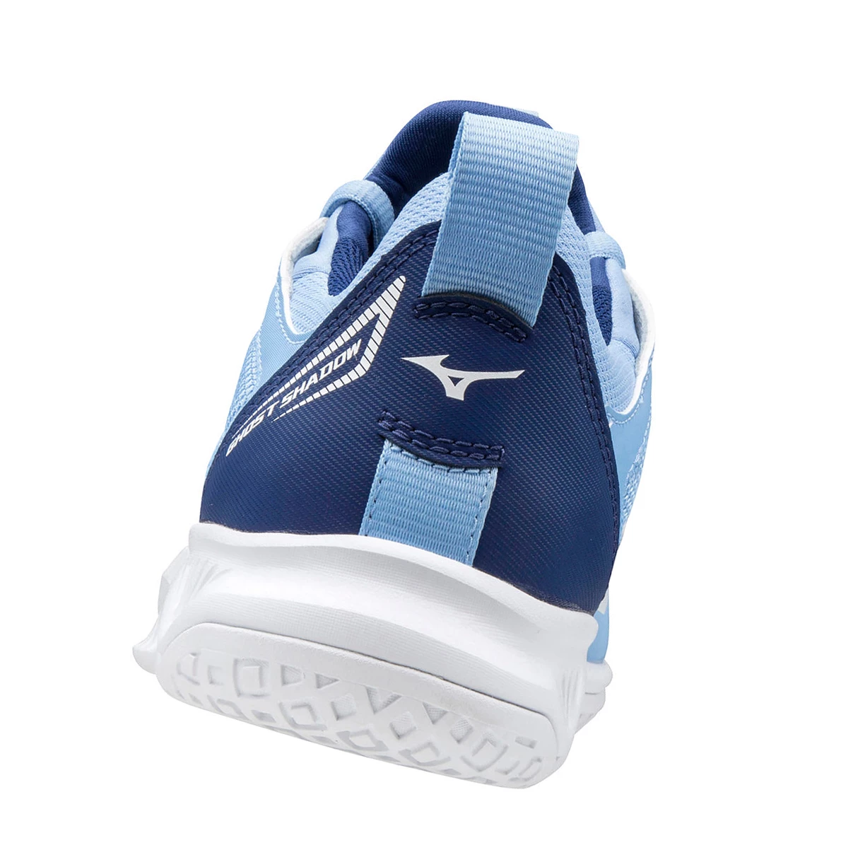 Blue/white Mizuno Ghost Shadow Women's Handball Shoes | 689-UVTZFE