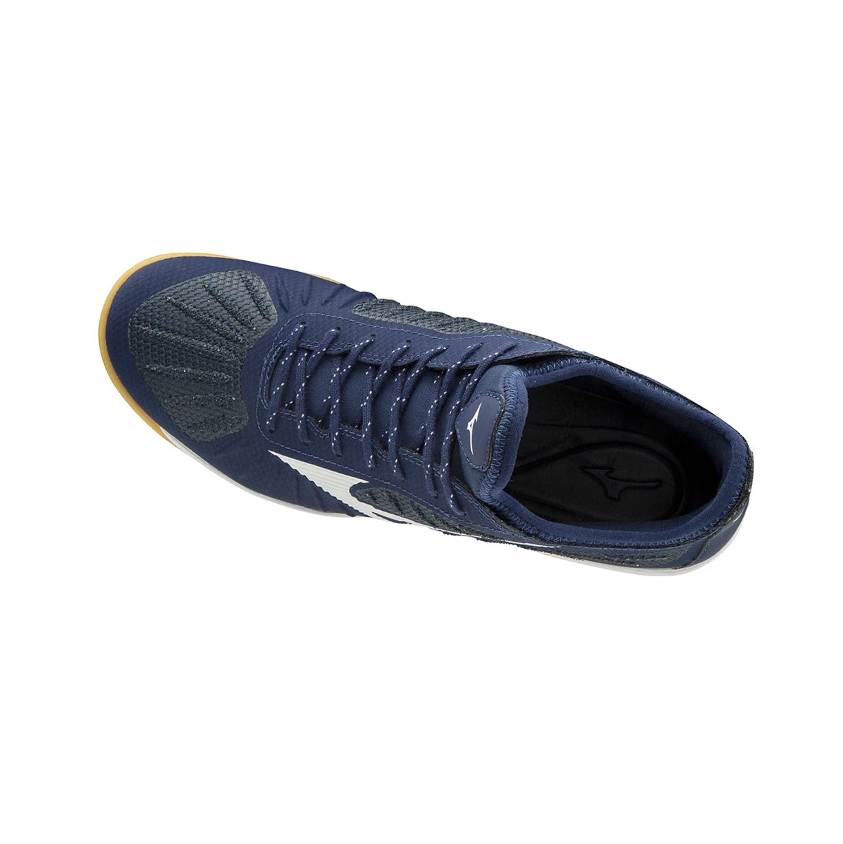 Blue/white Mizuno Rebula Sala Elite Indoor Men's Football Shoes | 795-TAEMSI