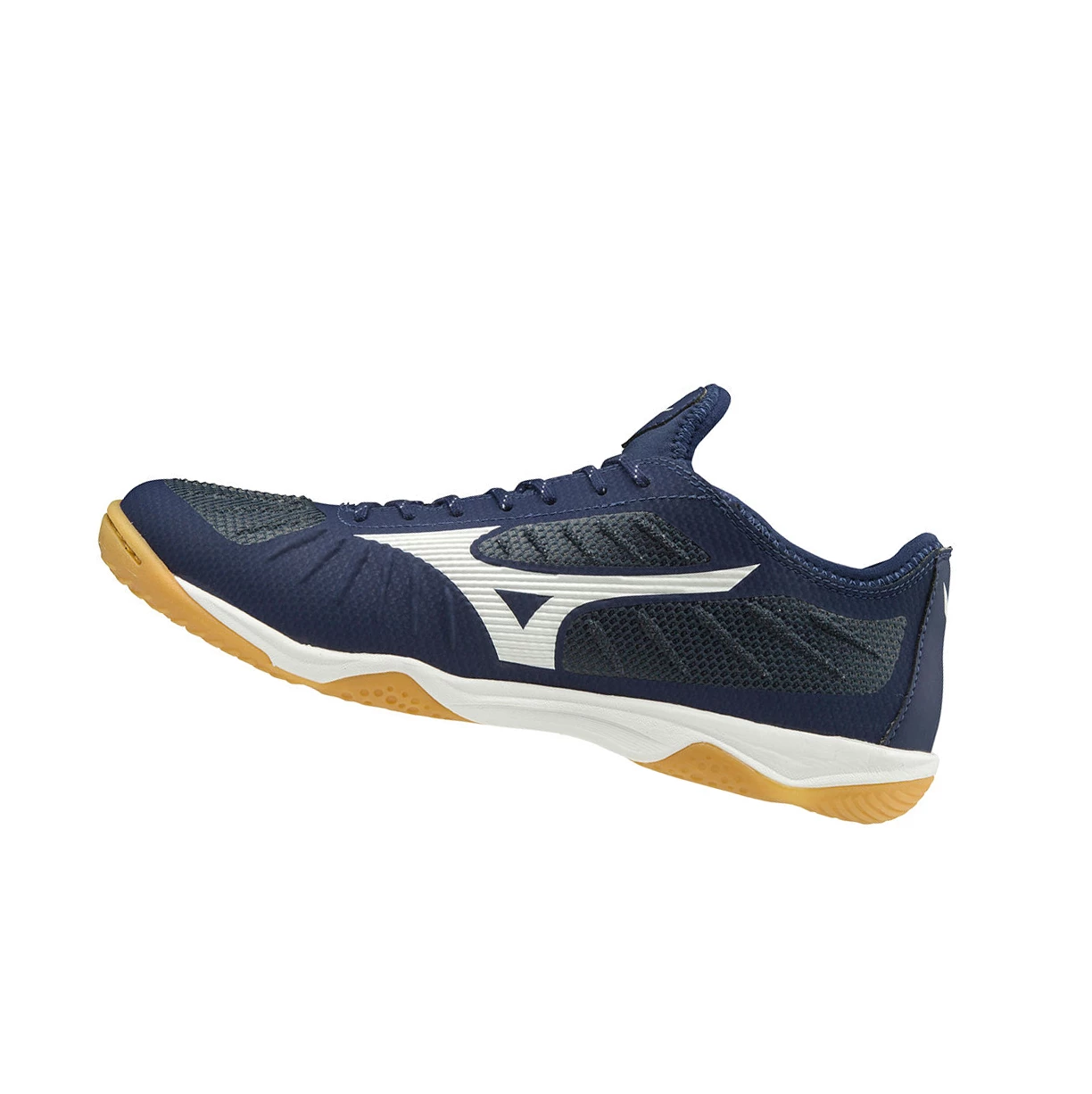 Blue/white Mizuno Rebula Sala Elite Indoor Men\'s Football Shoes | 795-TAEMSI