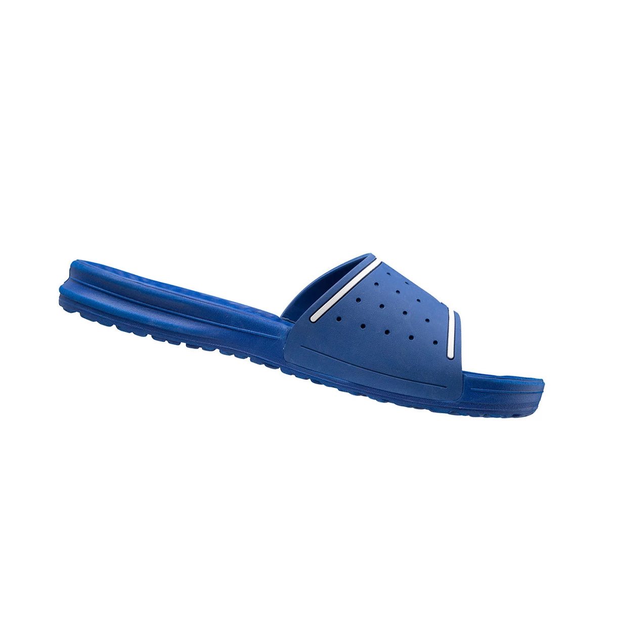 Blue/white Mizuno Relax Slide 2 Men's Slides | 450-YMZBWQ