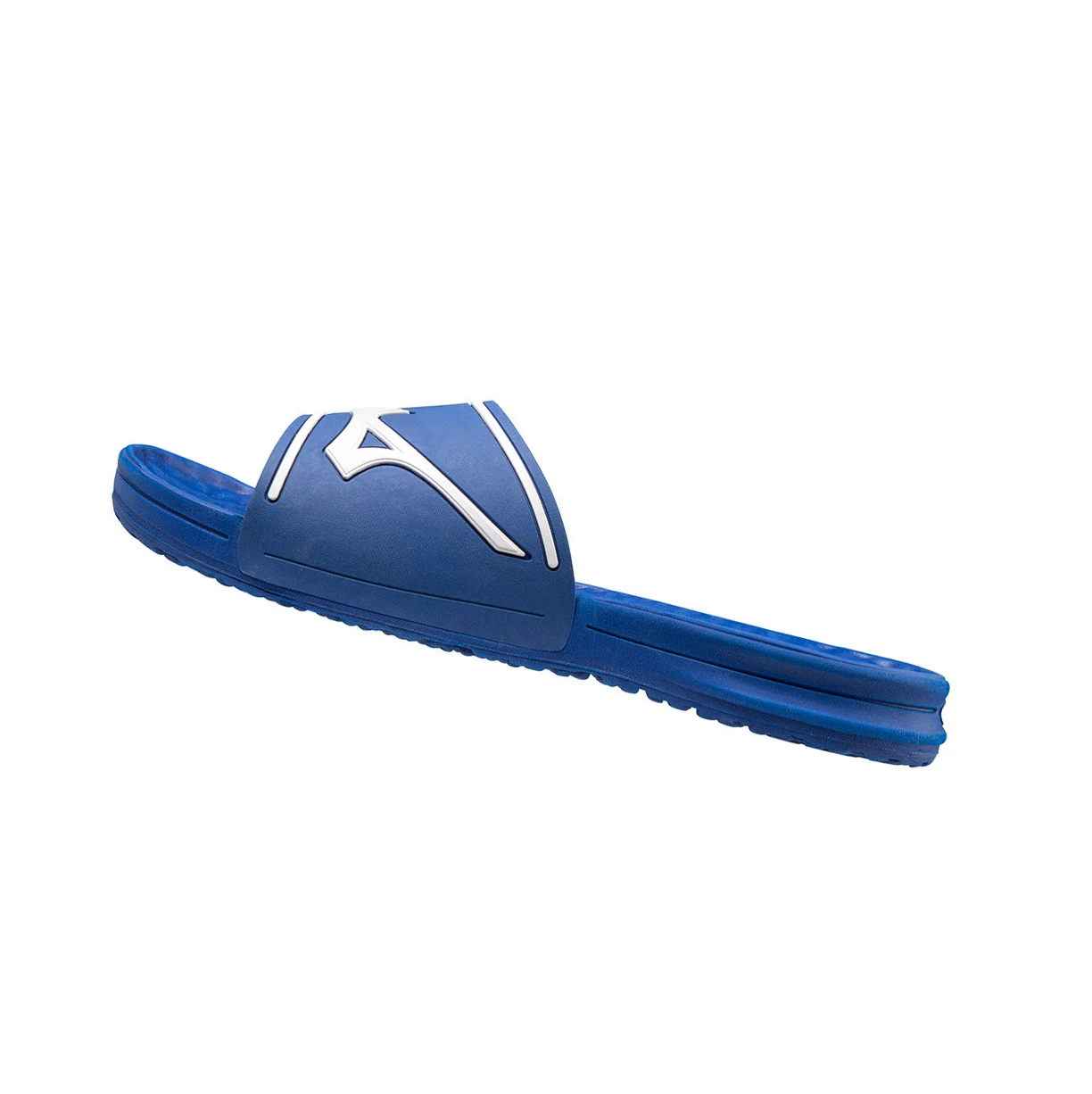 Blue/white Mizuno Relax Slide 2 Men\'s Slides | 450-YMZBWQ