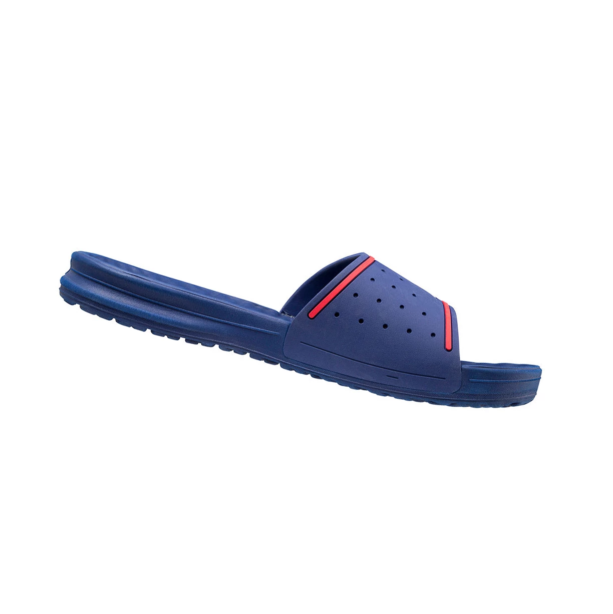 Blue/white Mizuno Relax Slide 2 Men's Slides | 679-HLDRZW