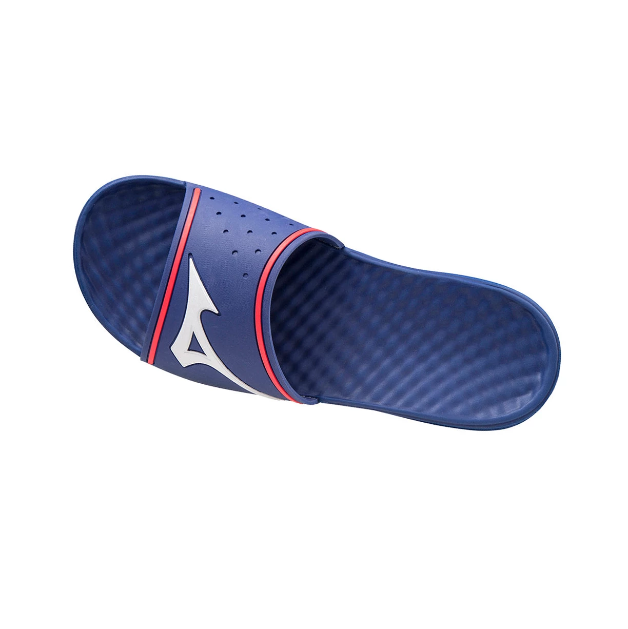 Blue/white Mizuno Relax Slide 2 Men's Slides | 679-HLDRZW