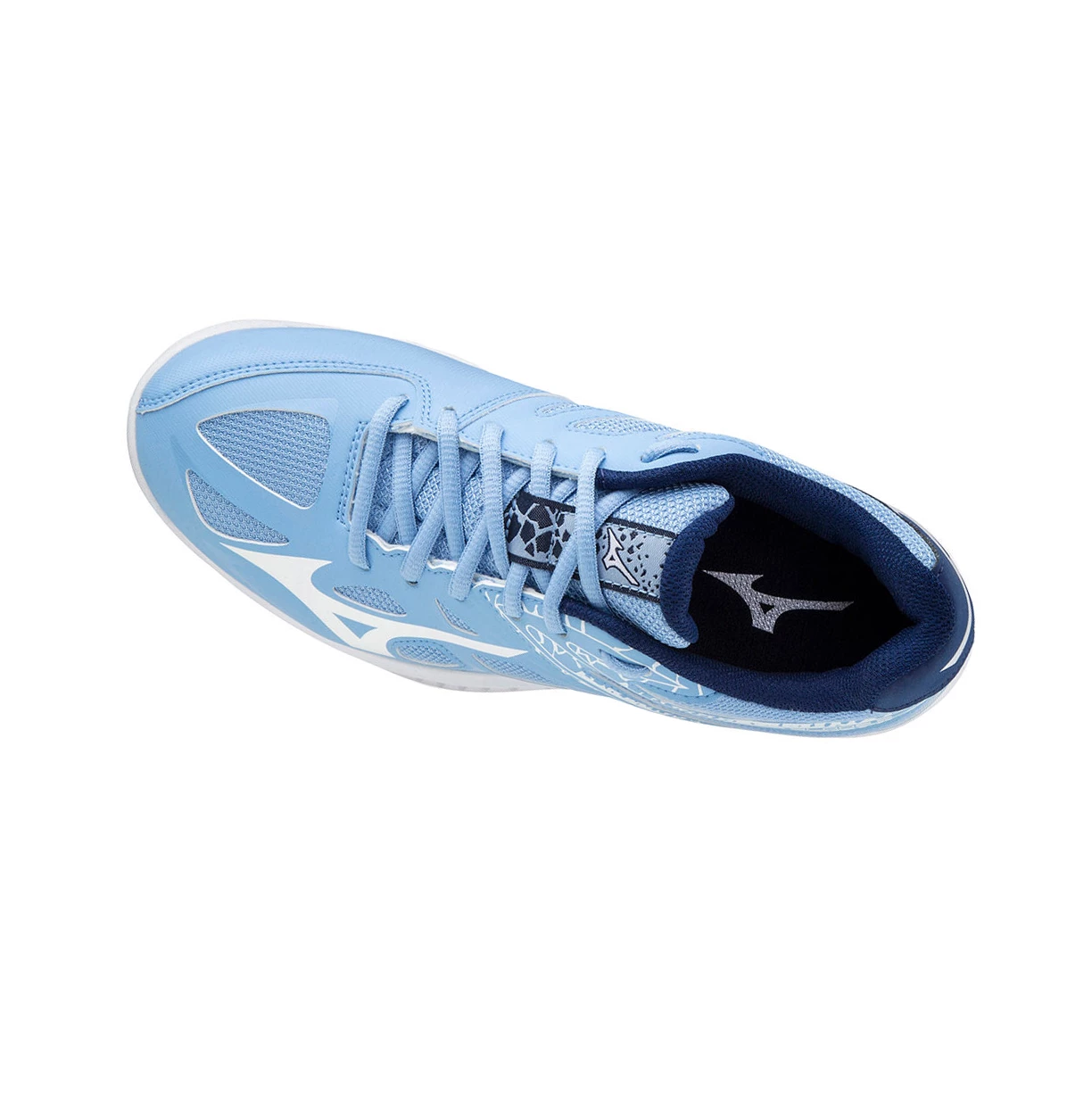 Blue/white Mizuno Thunder Blade 2 Women's Volleyball Shoes | 918-JDXKWN