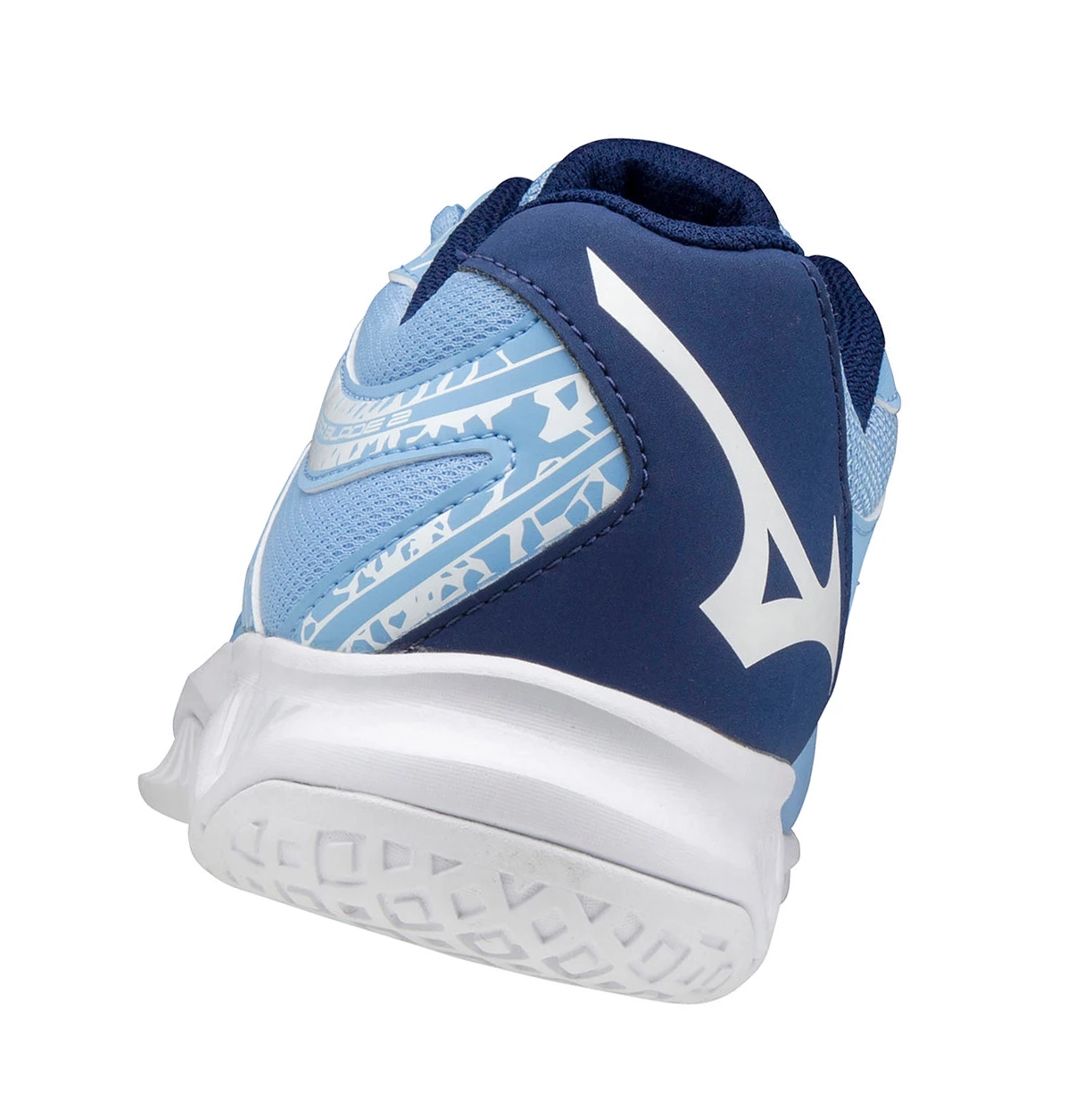 Blue/white Mizuno Thunder Blade 2 Women's Volleyball Shoes | 918-JDXKWN