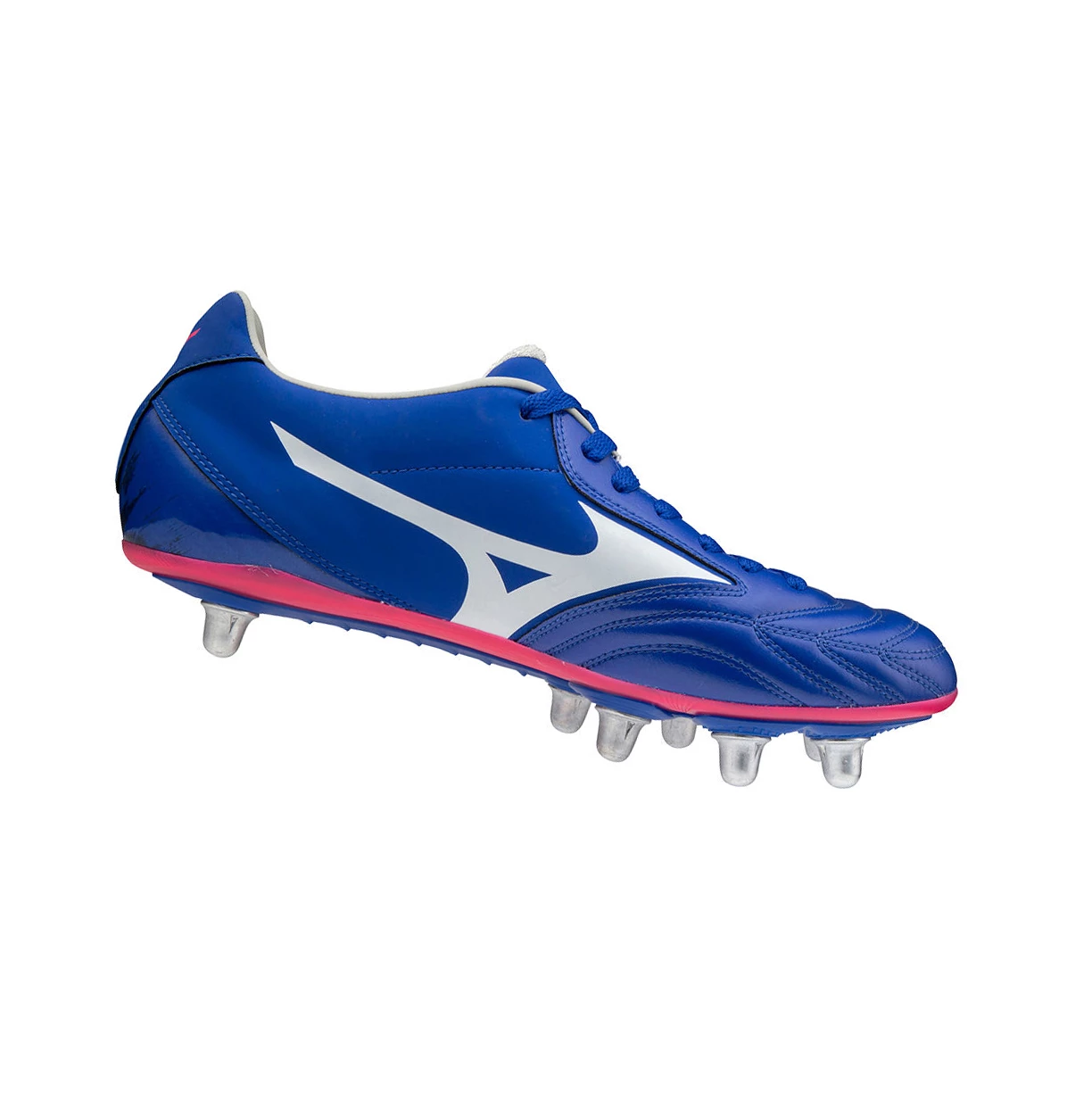 Blue/white Mizuno Waitangi Ps Men's Rugby Boots | 284-IMRALB